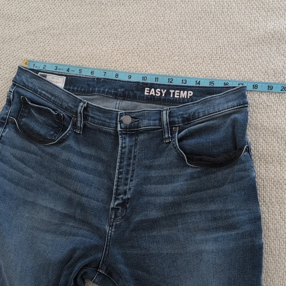 Gap Jeans Men's 36 Easy Temp Straight Relaxed Mid-rise‎ Stretch Blue